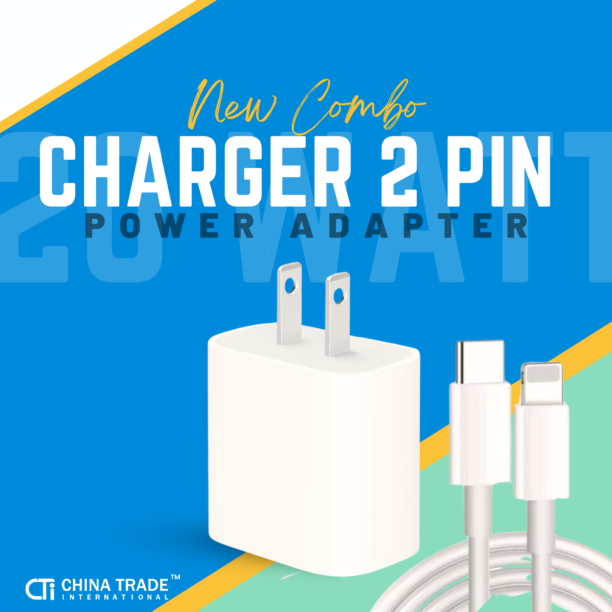 Apple Combo Charger (2pin)