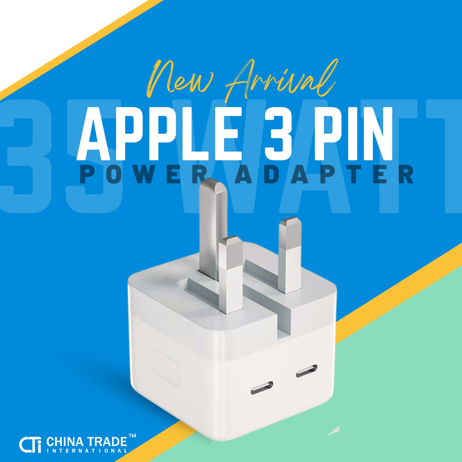 Apple 20W Power Adapter 3 pin